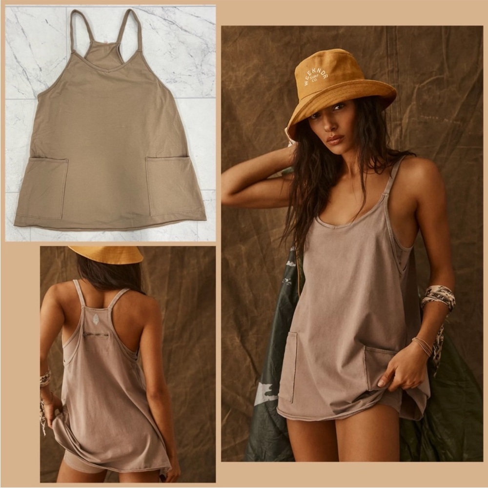 Free People Hot Shot Mini Tee Dress